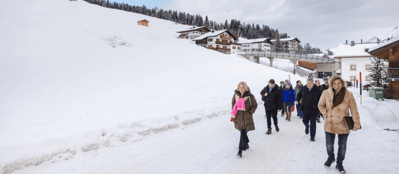 Journalists and wine experts from all over the world make the pilgrimage to Arlberg Weinberg in Lech in December..