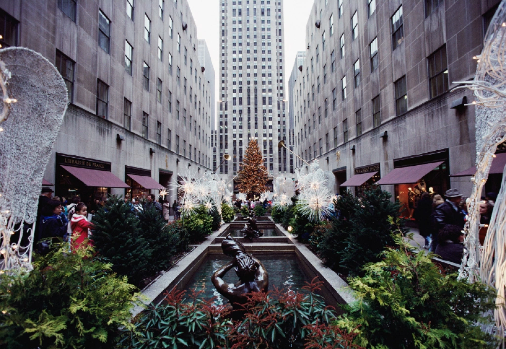 Karakterre event in the Rockefeller Center in New York City