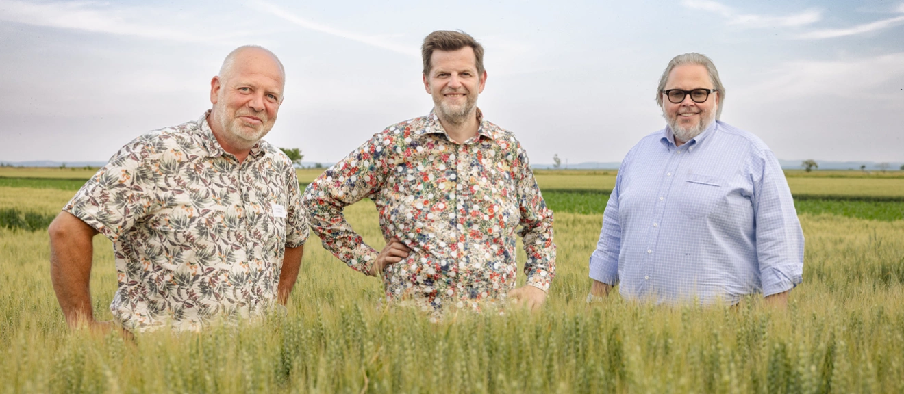 Soil masterminds from Wagram: Alfred Grand, Josef Floh & Bernhard Ott
